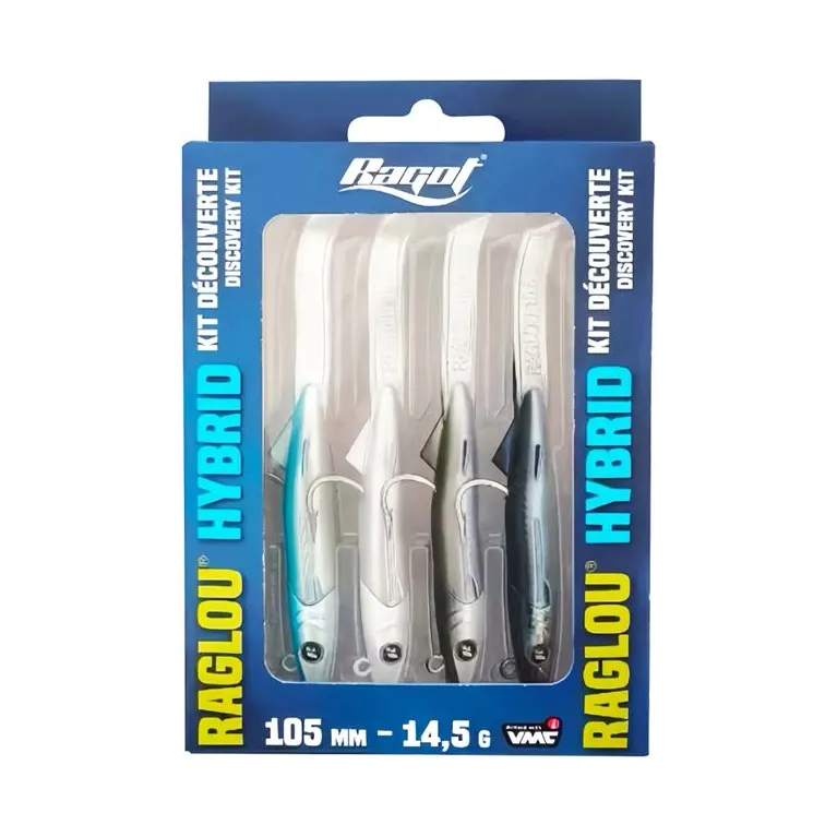 LEURRE SOUPLE RAGOT RAGLOU HYBRID KIT DECOUVERTE 105