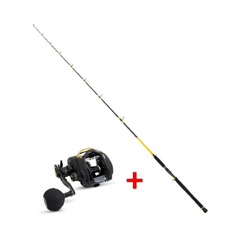 ENSEMBLE  BLACK CAT CANNE FREESTYLE PRO CASTING 220 + MOULINET CAST 301 LH