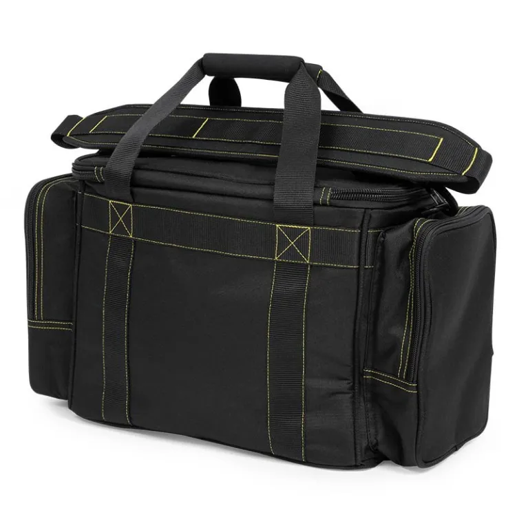 Black Cat Carryall Black Holdall Medium – Sac de transport 20 L pour matériel de pêche
