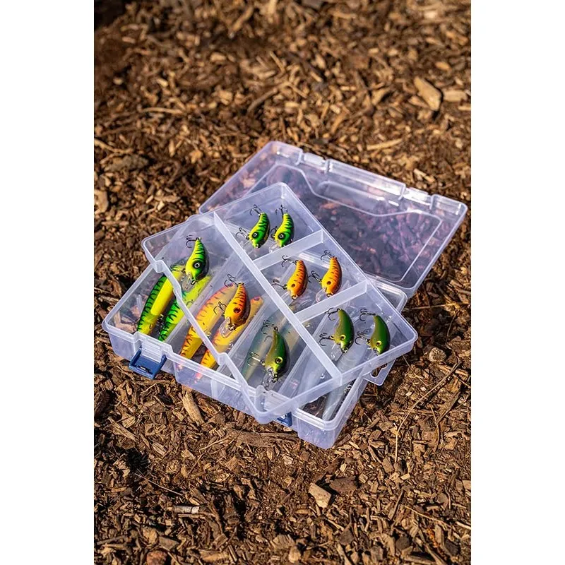 Zebco Trophy Double Decker Box – Boîte de rangement à deux niveaux pour accessoires de pêche