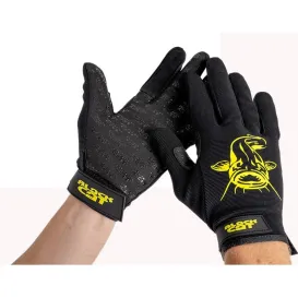 Black Cat Gant de pêche pour le silure – Gants antidérapants de protection