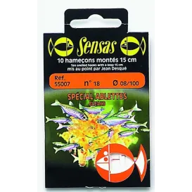 Sensas Hameçon Monté Spécial Ablette – Bas de ligne 15 cm