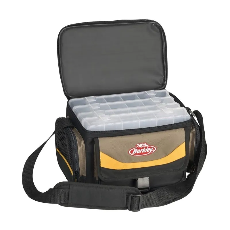 Berkley System Bag Storer – Sac de pêche avec 4 boîtes