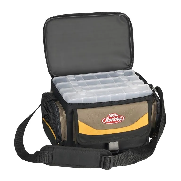 Berkley System Bag Storer – Sac de pêche avec 4 boîtes