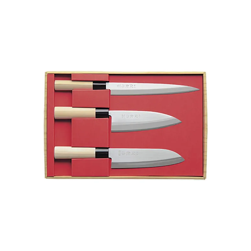 COFFRET 3 COUTEAUX SEKIRYU SANTOKU-DEBA-SASHIMI
