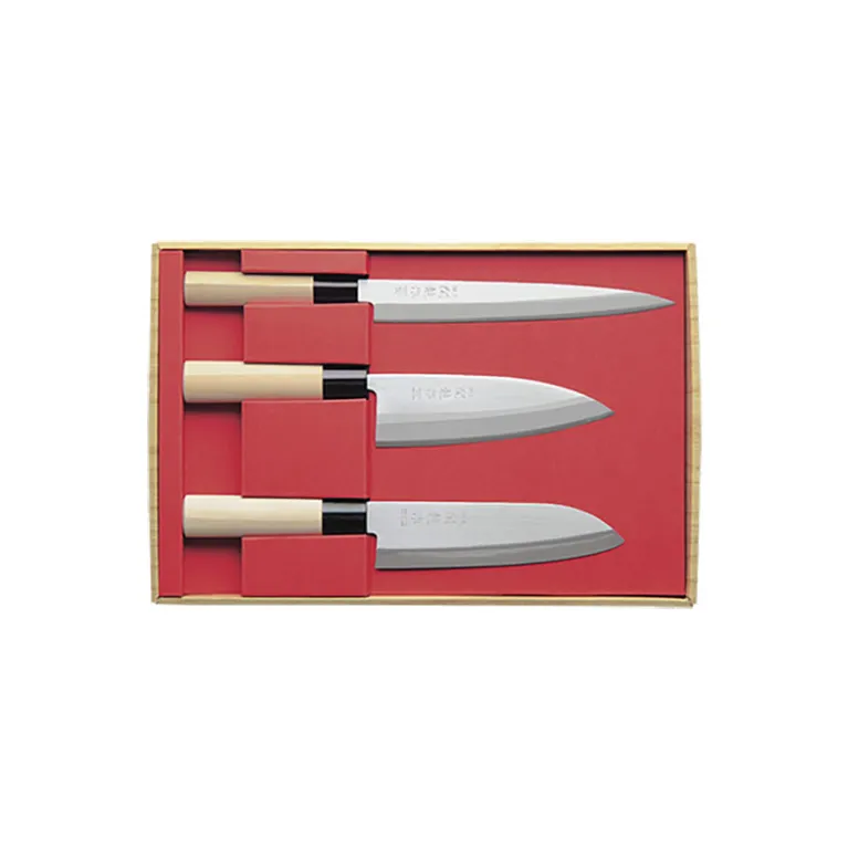 COFFRET 3 COUTEAUX SEKIRYU SANTOKU-DEBA-SASHIMI