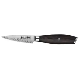 Couteau Office Wusaki Série San Mai - Lame 9 cm en acier 10Cr15CoMoV