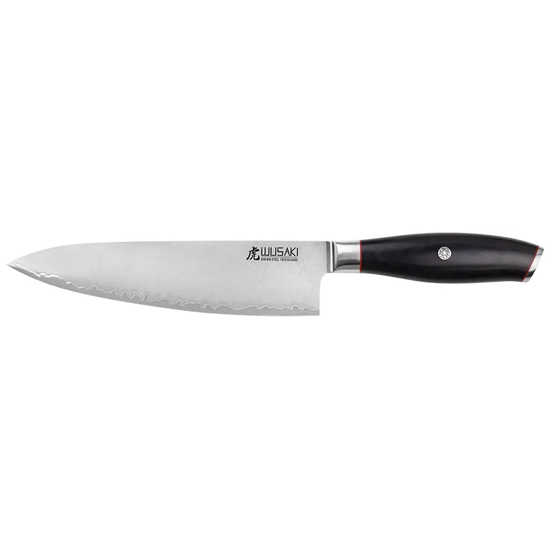Couteau Chef Wusaki Série San Mai - Lame 20 cm en acier 10Cr15CoMoV
