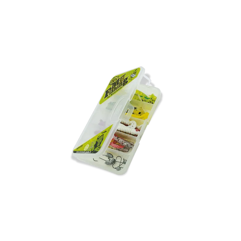 Coffret Macadam Fishing Delalande 32 Leurres + 5 Têtes Plombées