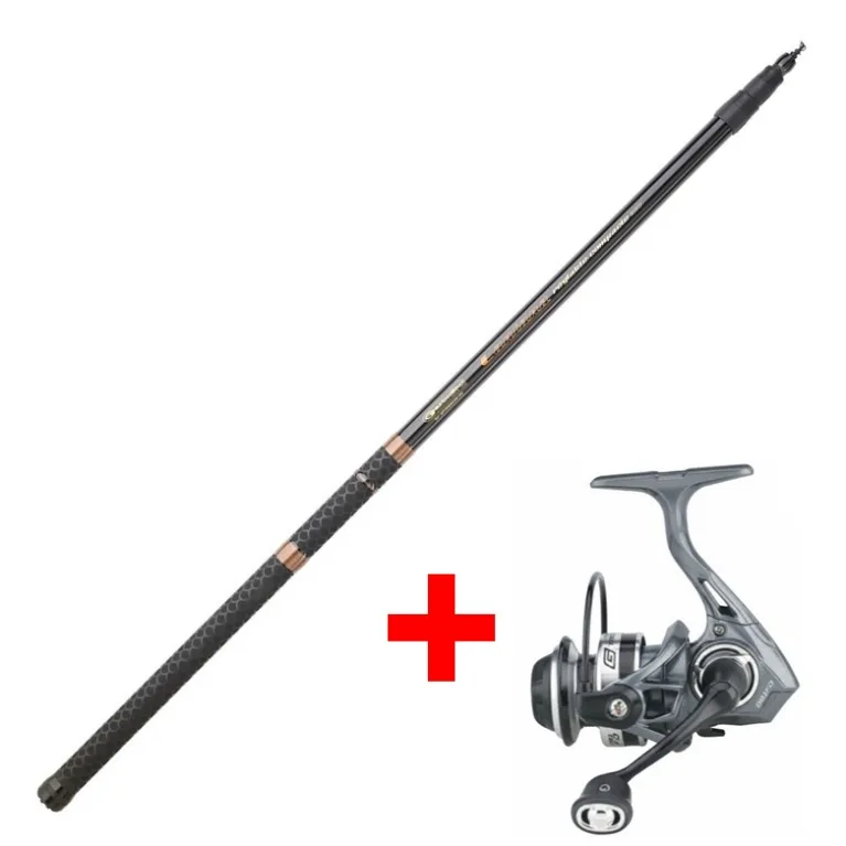 ENSEMBLE TELEREGLABLE GARBOLINO CANNE LANTANA RC 380 + G TROUT SPIN 081FD
