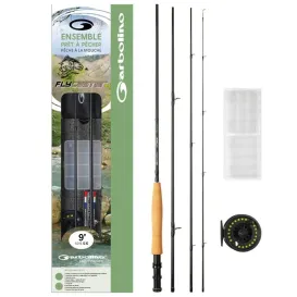 Ensemble Mouche Garbolino Flycaster 9' Soie #5/6 Complet