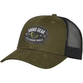 CASQUETTE SAVAGE GEAR BADGE TRUCKER CAP GREEN