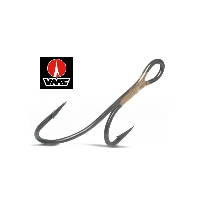 Hameçon Double VMC Ryder 9902 BZ – Acier Hi-Carbon – Finition Bronze