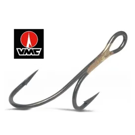 Hameçon Double VMC Ryder 9902 BZ – Acier Hi-Carbon – Finition Bronze