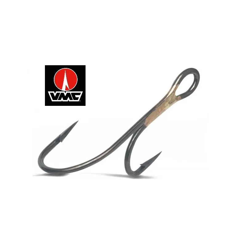Hameçon Double VMC Ryder 9902 BZ – Acier Hi-Carbon – Finition Bronze