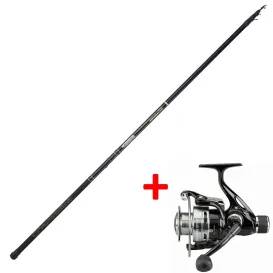ENSEMBLE TELEREGLABLE GARBOLINO CANNE SERENITY RC 3M80 + MOULINET TRIUMPH EFI 1002 RD