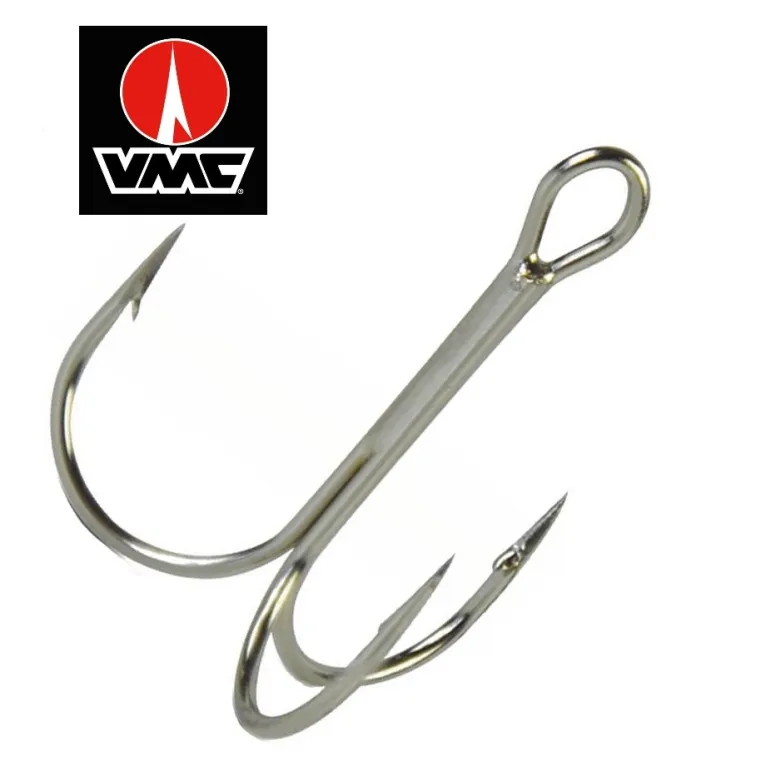 Hameçon Triple VMC 9649 NI Nickelé – Acier Hi-Carbon pour Truite et Carnassiers