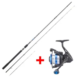 Ensemble Feeder Garbolino Proxima 300 + Moulinet G-Match Feeder 401 FDM
