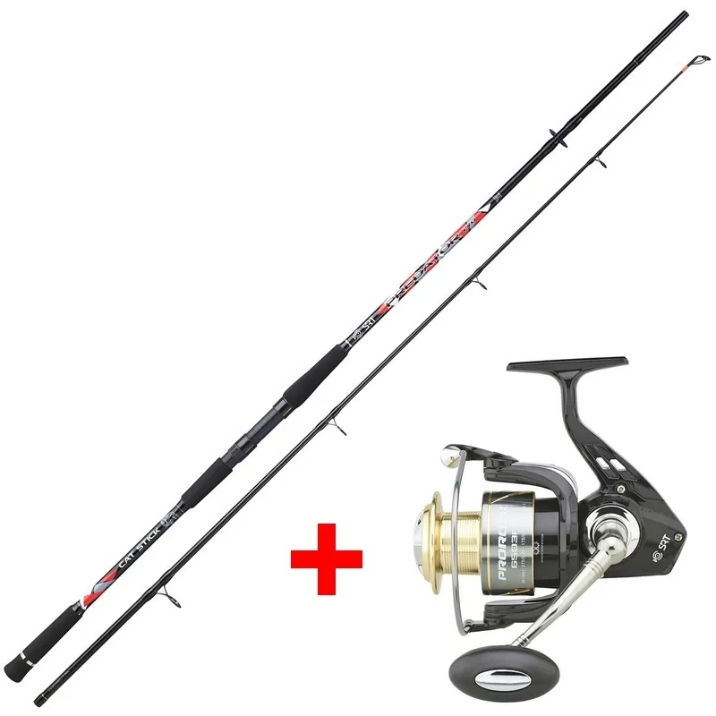 Ensemble Canne et Moulinet Silure SRT Predator Cat Stick 2,70 m + Prorock EFI 6500 FD