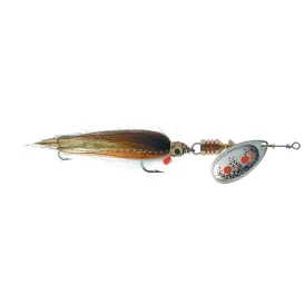 Mepps Aglia TW Streamer N°2 – Cuiller Tournante à Streamer – Or et Argent