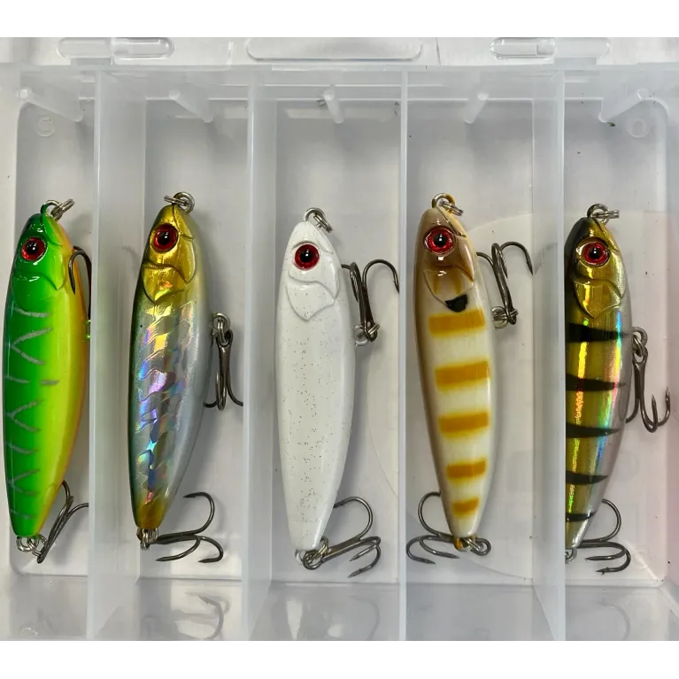 Kit SRT Stickbait 60 mm 6 g – Set de 5 Leurres de Surface