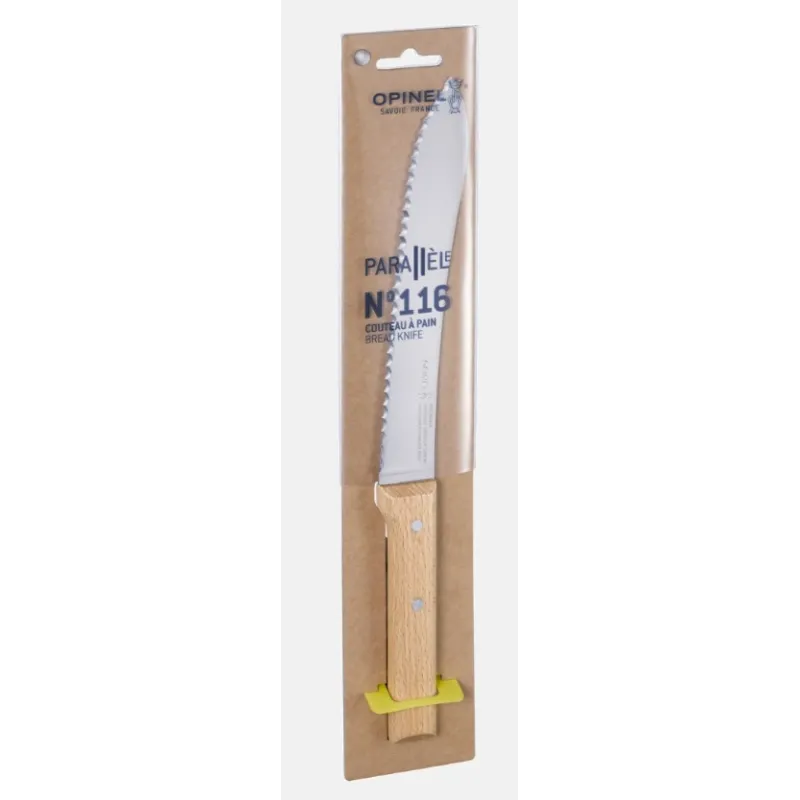 Couteau à Pain Opinel Parallèle N°116 | Lame Dentée 21 cm