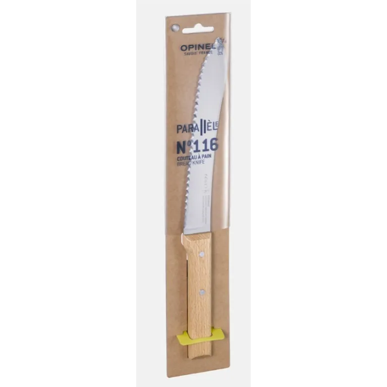 Couteau à Pain Opinel Parallèle N°116 | Lame Dentée 21 cm