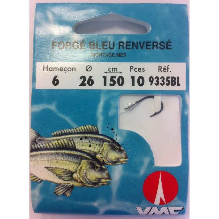 HAMECON MONTE VMC 9335 BL MER FORGE BLEU RENVERSE