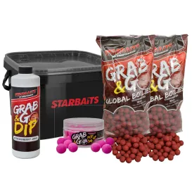 PACK PROMO STARBAITS BUCKET, BOUILLETTE, POP-UP, DEEP, GRAB & GO