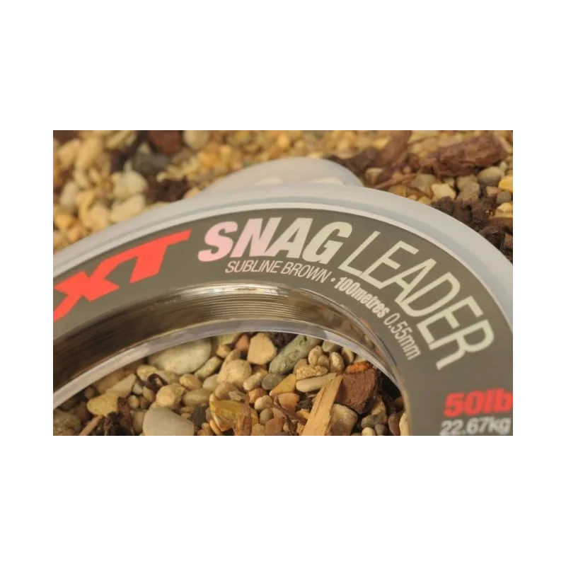 Korda XT Snag Leader 0,55 mm – Nylon tête de ligne 50 lb 100 m