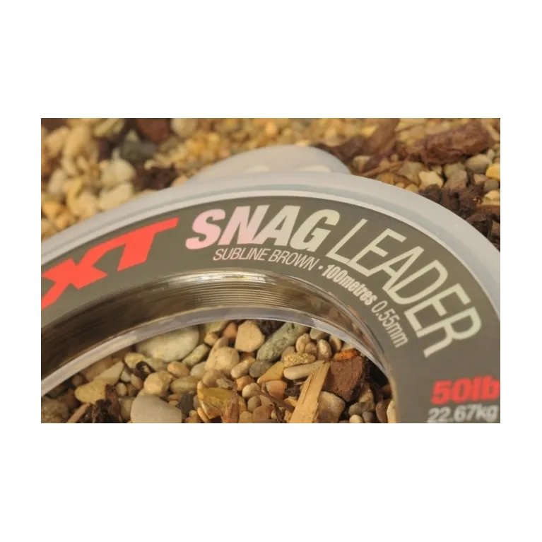 Korda XT Snag Leader 0,55 mm – Nylon tête de ligne 50 lb 100 m