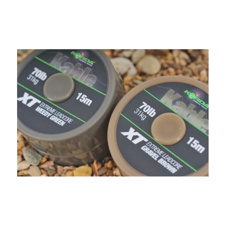 TRESSE A BAS DE LIGNE KORDA LEADCORE KABLE 7 M 50 LB