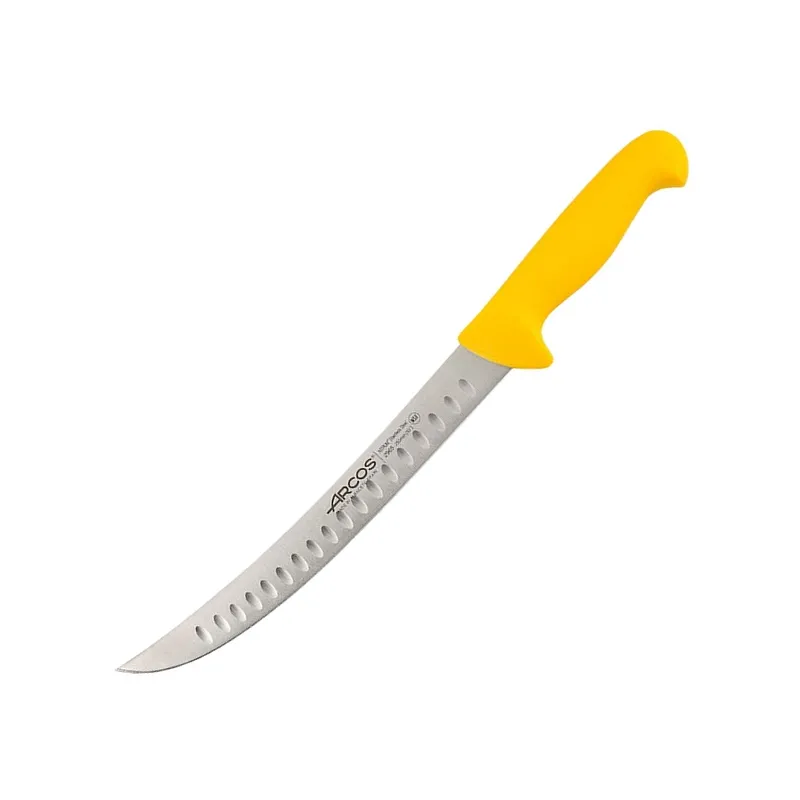 Couteau de Boucher Courbé Alvéolé Arcos 250 mm NITRUM®