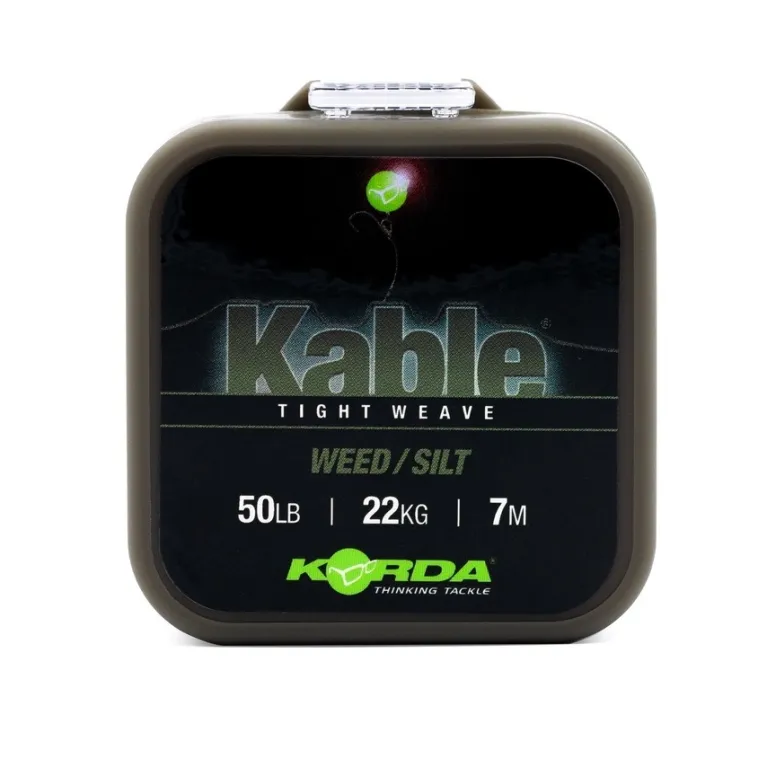 Kable Tight Weave 7 m 50 lbs | Leadcore carpe Korda