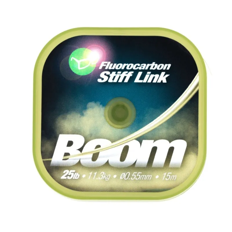 Boom Korda 0,55 mm | Fluorocarbone rigide pour montage carpe