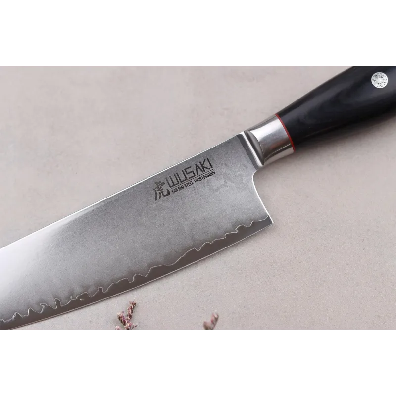 Coffret 2 couteaux Wusaki San Mai - Chef 20 cm et Office 9 cm