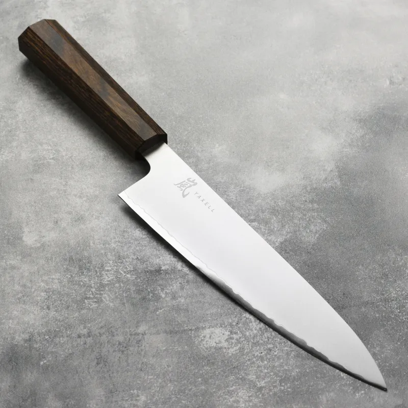 Couteau Chef Yaxell Hana - Lame 20 cm MoVaX San Maï 58 HRC