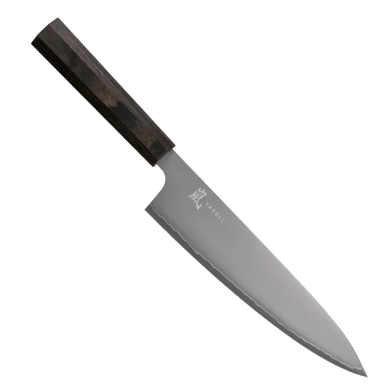 Couteau Chef Yaxell Hana - Lame 20 cm MoVaX San Maï 58 HRC