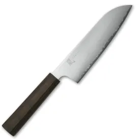 Couteau Santoku Yaxell Hana - Lame 16,5 cm MoVaX San Maï 58 HRC
