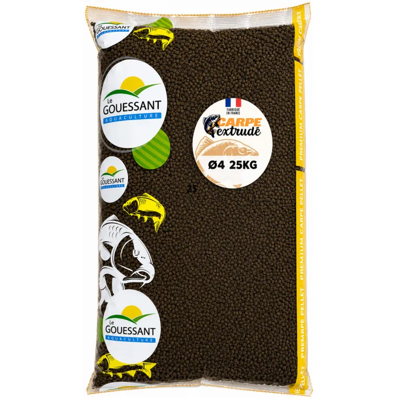 Gamme Carpe Extrudé 25 kg | Pellet Le Gouessant pour carpe