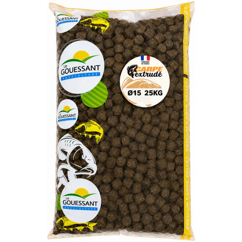 Gamme Carpe Extrudé 25 kg | Pellet Le Gouessant pour carpe