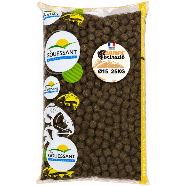 Gamme Carpe Extrudé 25 kg | Pellet Le Gouessant pour carpe