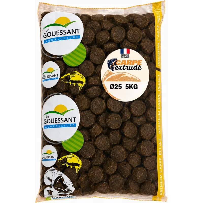 Gamme Carpe Extrudé 5 kg | Pellet Le Gouessant pour carpe
