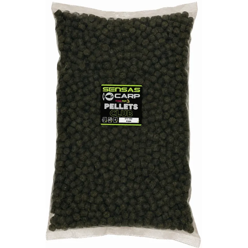Pellets Sensas Club Noir 8 mm 10 kg