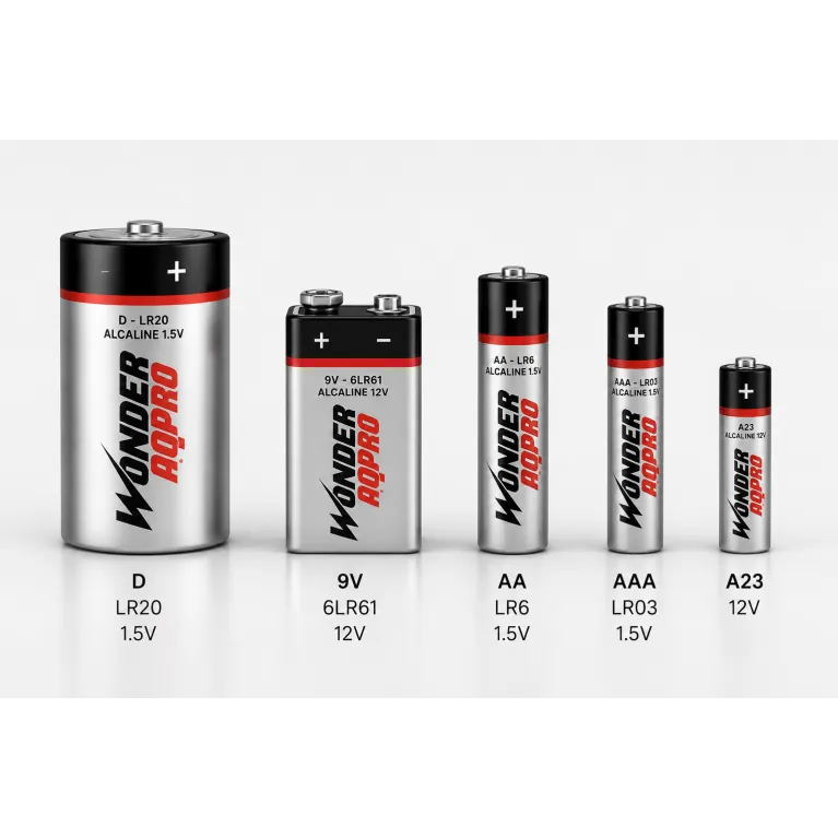 Piles Wonder AQPRO Alcaline AAA LR03 1,5 V - Lot de 4