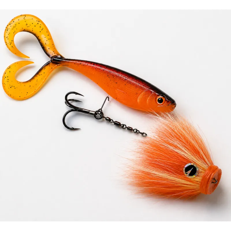 Combo Mustache Shallow Prêt à Pêcher – VMC Mustache Shallow + Rapala Soft Olio 18 + Pike Chain M