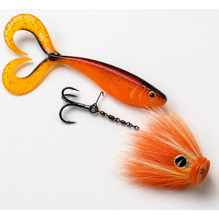 Combo Mustache Shallow Prêt à Pêcher – VMC Mustache Shallow + Rapala Soft Olio 18 + Pike Chain M