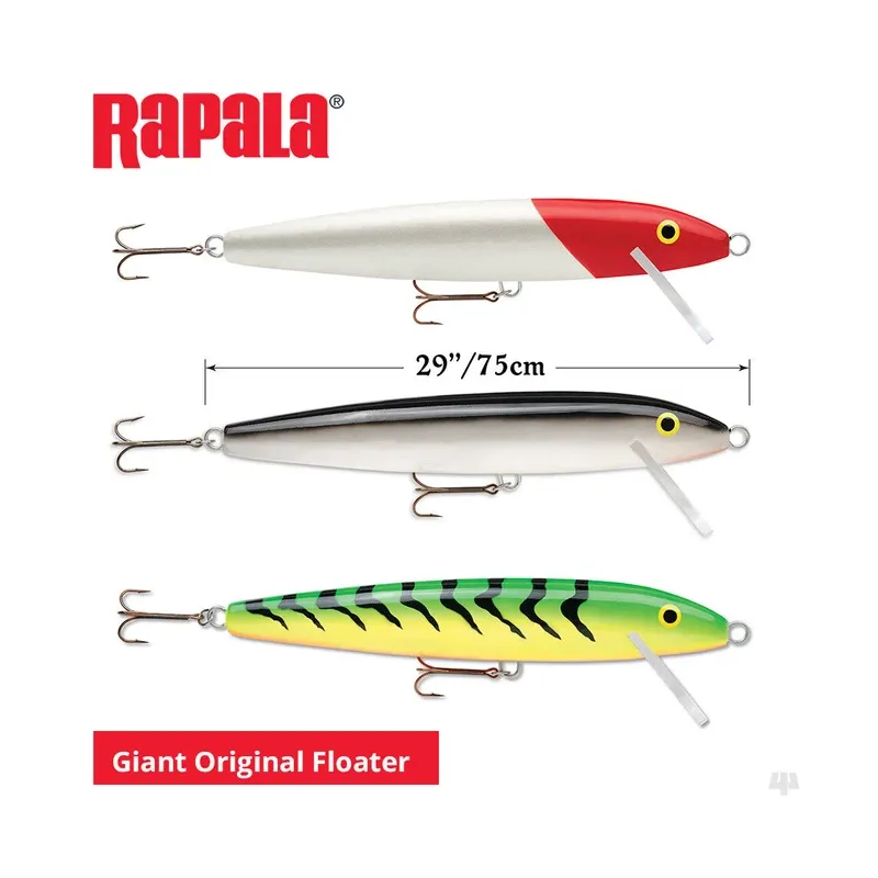 Rapala Géant 70 cm Fire Tiger leurre de décoration