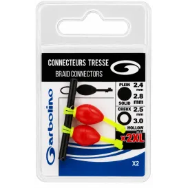 Garbolino Connecteur Tresse 2XL rouge pour élastique x2