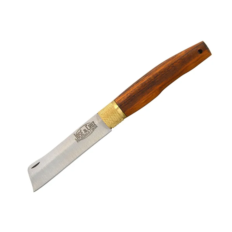José Da Cruz Planalto Greffoir Inox – Couteau pliant 85 mm manche bois tigré